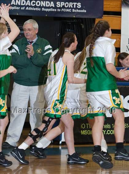 Thumbnail 2 in Trinity Catholic vs Ridgefield (FCIAC Semifinals) photogallery.