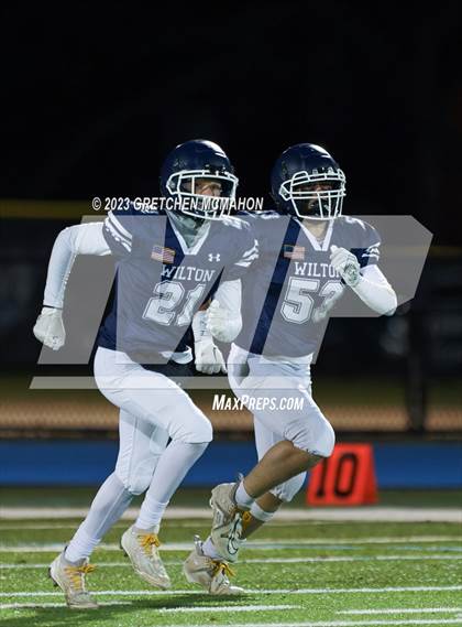 Thumbnail 1 in Platt @ Wilton (CIAC 1/4finals) photogallery.