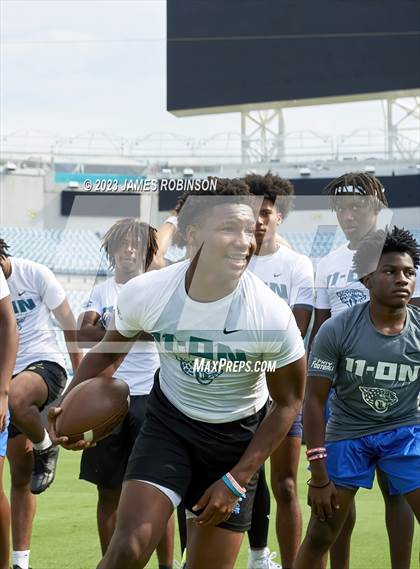 Thumbnail 2 in Quarterbacks (Jaguars Prep 11-On Tournament Day 2) photogallery.