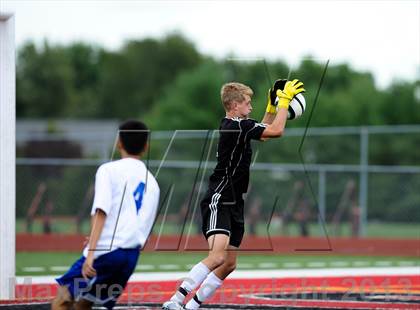 Thumbnail 1 in Nixa vs Carthage (Gateway City Soccer Classic) photogallery.