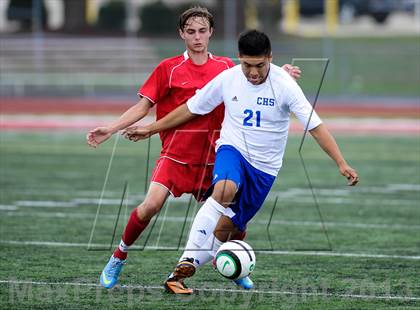 Thumbnail 1 in Nixa vs Carthage (Gateway City Soccer Classic) photogallery.