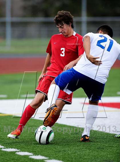 Thumbnail 1 in Nixa vs Carthage (Gateway City Soccer Classic) photogallery.