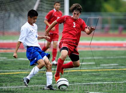 Thumbnail 3 in Nixa vs Carthage (Gateway City Soccer Classic) photogallery.