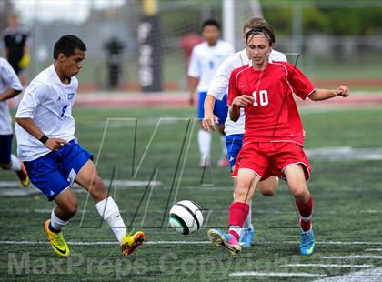Thumbnail 1 in Nixa vs Carthage (Gateway City Soccer Classic) photogallery.