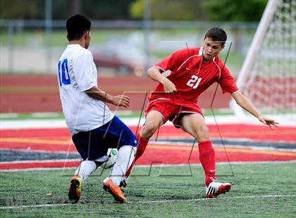 Thumbnail 2 in Nixa vs Carthage (Gateway City Soccer Classic) photogallery.