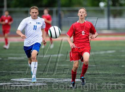 Thumbnail 3 in Nixa vs Carthage (Gateway City Soccer Classic) photogallery.