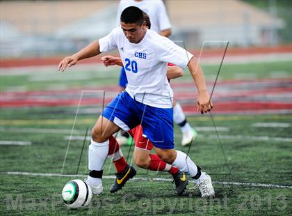 Thumbnail 1 in Nixa vs Carthage (Gateway City Soccer Classic) photogallery.