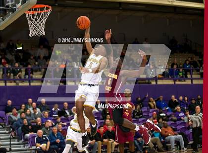 Thumbnail 1 in Althoff Catholic vs. Hazelwood East (Prairie Farms Holiday Basketball Classic) photogallery.