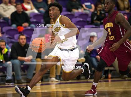 Thumbnail 2 in Althoff Catholic vs. Hazelwood East (Prairie Farms Holiday Basketball Classic) photogallery.