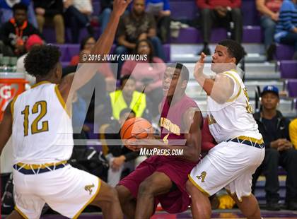 Thumbnail 1 in Althoff Catholic vs. Hazelwood East (Prairie Farms Holiday Basketball Classic) photogallery.