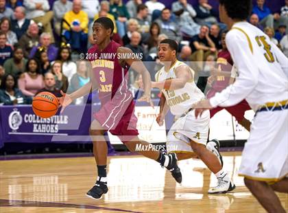 Thumbnail 2 in Althoff Catholic vs. Hazelwood East (Prairie Farms Holiday Basketball Classic) photogallery.