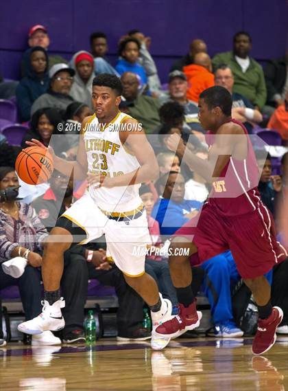 Thumbnail 1 in Althoff Catholic vs. Hazelwood East (Prairie Farms Holiday Basketball Classic) photogallery.