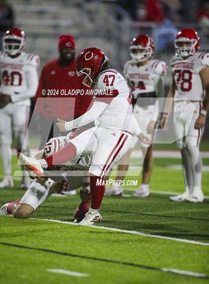Thumbnail 3 in Carthage @ Krum (UIL Football 4A D2 Region 2 Area Playoff) photogallery.