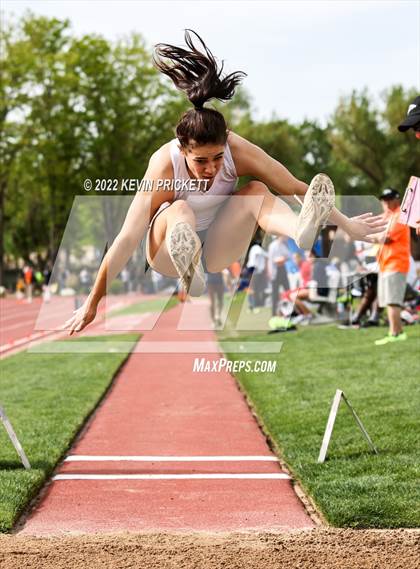 Thumbnail 2 in CHSAA Track & Field 5A Championships (Girls Long Jump) photogallery.