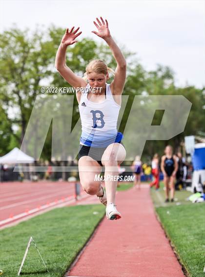 Thumbnail 2 in CHSAA Track & Field 5A Championships (Girls Long Jump) photogallery.