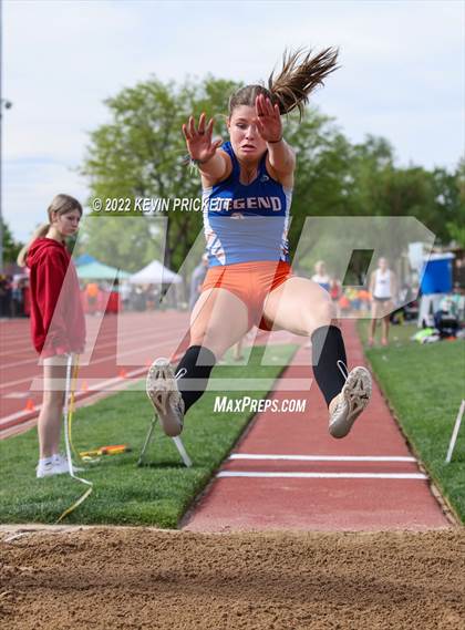 Thumbnail 3 in CHSAA Track & Field 5A Championships (Girls Long Jump) photogallery.