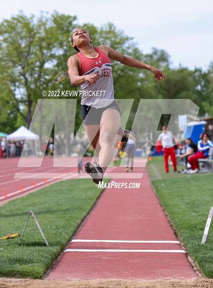 Thumbnail 3 in CHSAA Track & Field 5A Championships (Girls Long Jump) photogallery.