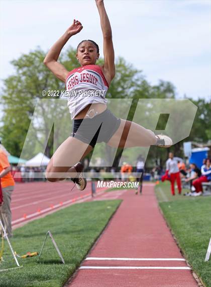 Thumbnail 2 in CHSAA Track & Field 5A Championships (Girls Long Jump) photogallery.