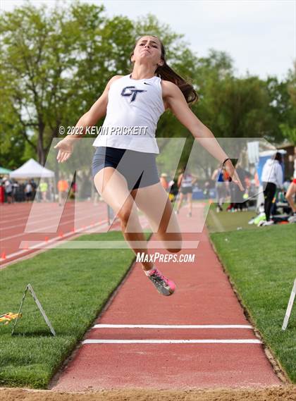 Thumbnail 2 in CHSAA Track & Field 5A Championships (Girls Long Jump) photogallery.