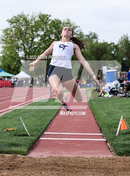 Thumbnail 3 in CHSAA Track & Field 5A Championships (Girls Long Jump) photogallery.