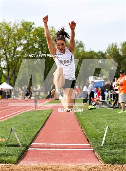 Thumbnail 3 in CHSAA Track & Field 5A Championships (Girls Long Jump) photogallery.