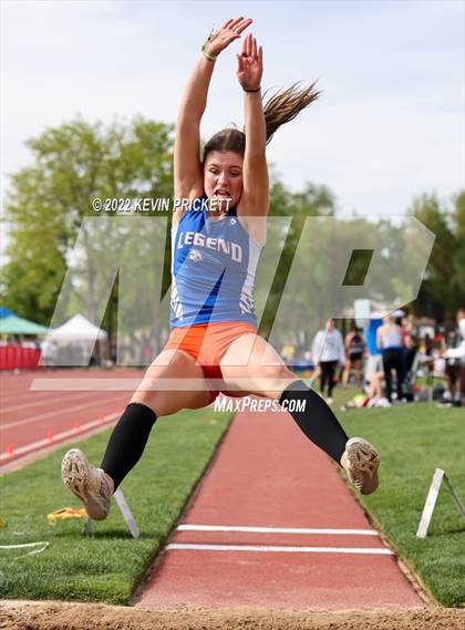 Thumbnail 2 in CHSAA Track & Field 5A Championships (Girls Long Jump) photogallery.