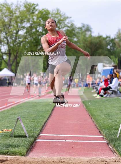 Thumbnail 2 in CHSAA Track & Field 5A Championships (Girls Long Jump) photogallery.