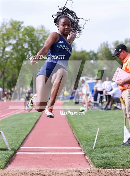 Thumbnail 1 in CHSAA Track & Field 5A Championships (Girls Long Jump) photogallery.
