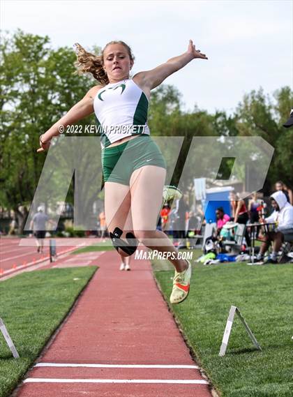 Thumbnail 3 in CHSAA Track & Field 5A Championships (Girls Long Jump) photogallery.