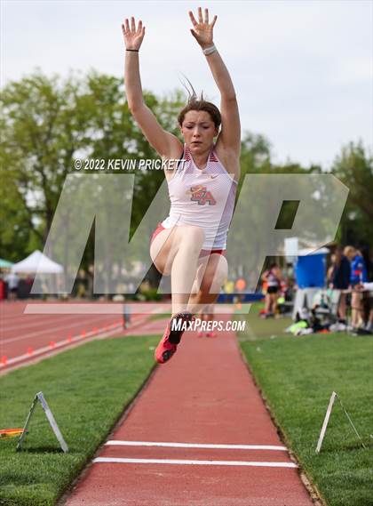 Thumbnail 1 in CHSAA Track & Field 5A Championships (Girls Long Jump) photogallery.