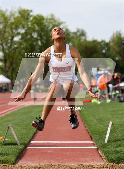 Thumbnail 2 in CHSAA Track & Field 5A Championships (Girls Long Jump) photogallery.