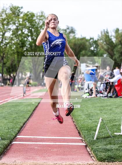 Thumbnail 3 in CHSAA Track & Field 5A Championships (Girls Long Jump) photogallery.