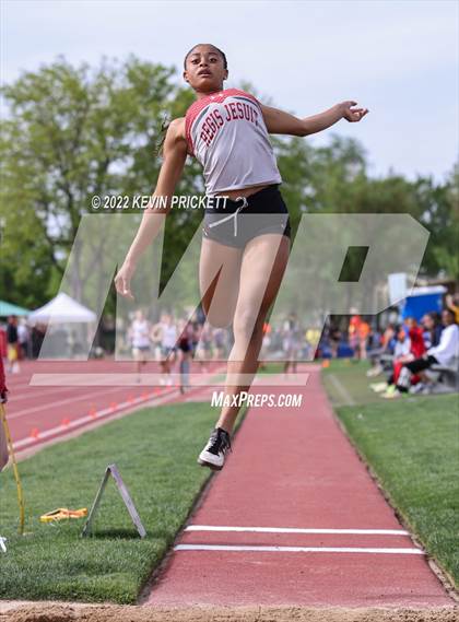 Thumbnail 3 in CHSAA Track & Field 5A Championships (Girls Long Jump) photogallery.