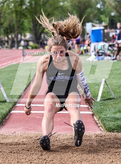 Thumbnail 2 in CHSAA Track & Field 5A Championships (Girls Long Jump) photogallery.