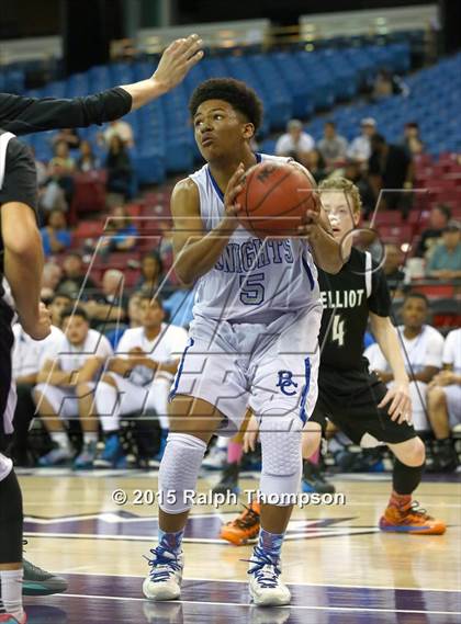 Thumbnail 2 in Elliot Christian vs. Brookside Christian (CIF SJS D5 Final) photogallery.