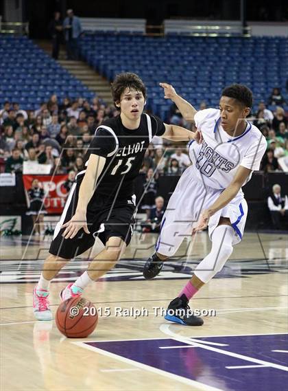 Thumbnail 2 in Elliot Christian vs. Brookside Christian (CIF SJS D5 Final) photogallery.