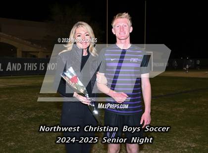 Thumbnail 1 in ALA - West Foothills @ Northwest Christian (Senior Night) photogallery.
