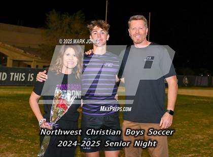 Thumbnail 2 in ALA - West Foothills @ Northwest Christian (Senior Night) photogallery.
