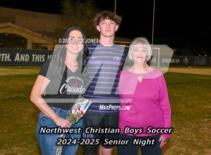 Thumbnail 1 in ALA - West Foothills @ Northwest Christian (Senior Night) photogallery.