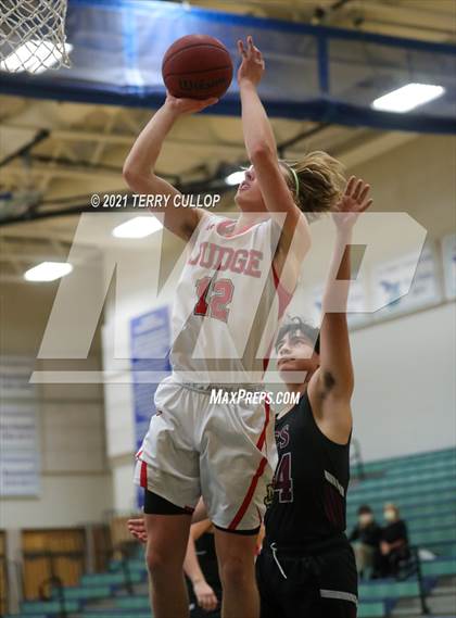 Thumbnail 2 in Intermountain Christian vs. Judge (Eagle Holiday Shootout) photogallery.