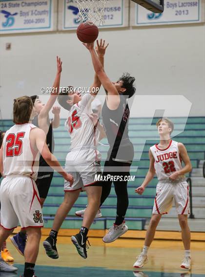 Thumbnail 3 in Intermountain Christian vs. Judge (Eagle Holiday Shootout) photogallery.