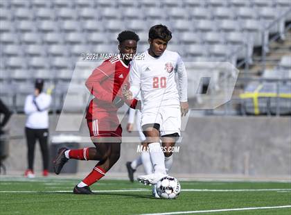 Thumbnail 3 in Langham Creek vs. MacArthur (CFISD Soccer Showcase) photogallery.