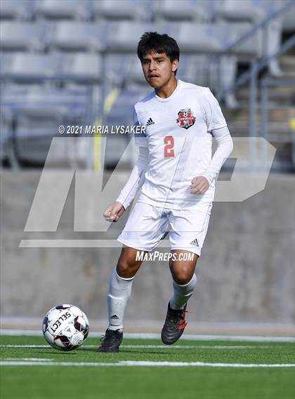 Thumbnail 3 in Langham Creek vs. MacArthur (CFISD Soccer Showcase) photogallery.
