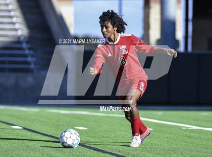 Thumbnail 1 in Langham Creek vs. MacArthur (CFISD Soccer Showcase) photogallery.