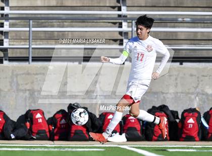 Thumbnail 3 in Langham Creek vs. MacArthur (CFISD Soccer Showcase) photogallery.