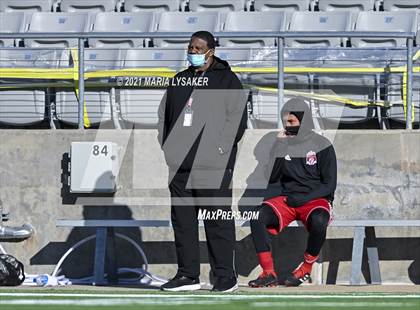 Thumbnail 2 in Langham Creek vs. MacArthur (CFISD Soccer Showcase) photogallery.