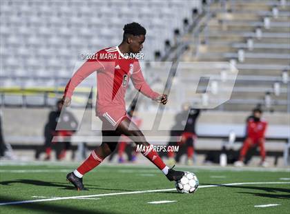 Thumbnail 1 in Langham Creek vs. MacArthur (CFISD Soccer Showcase) photogallery.