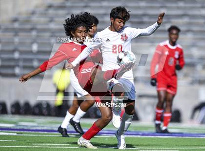 Thumbnail 3 in Langham Creek vs. MacArthur (CFISD Soccer Showcase) photogallery.