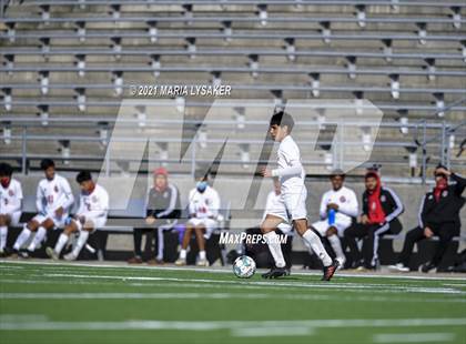 Thumbnail 3 in Langham Creek vs. MacArthur (CFISD Soccer Showcase) photogallery.