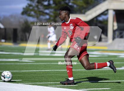Thumbnail 3 in Langham Creek vs. MacArthur (CFISD Soccer Showcase) photogallery.
